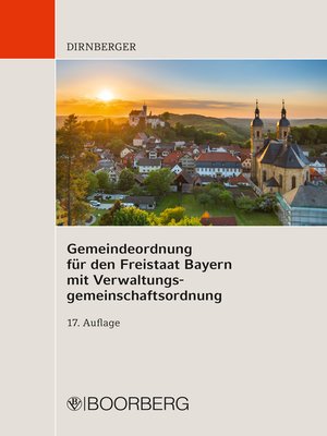 cover image of Gemeindeordnung für den Freistaat Bayern  mit Verwaltungsgemeinschaftsordnung